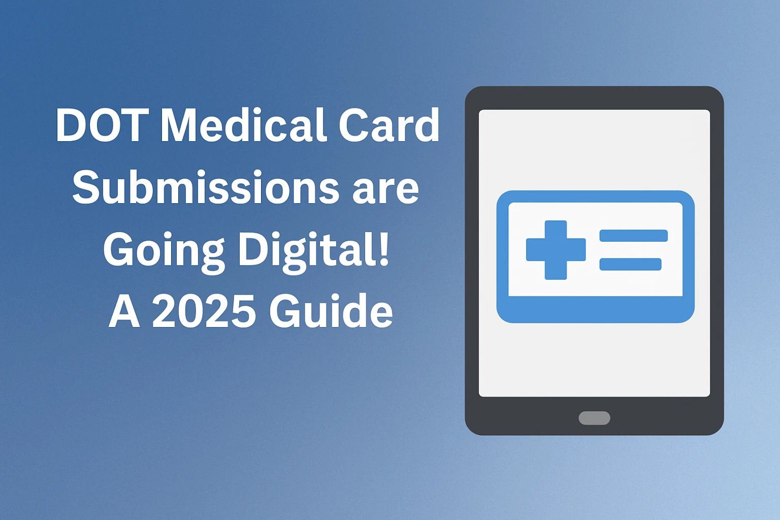 DOT medical card graphic